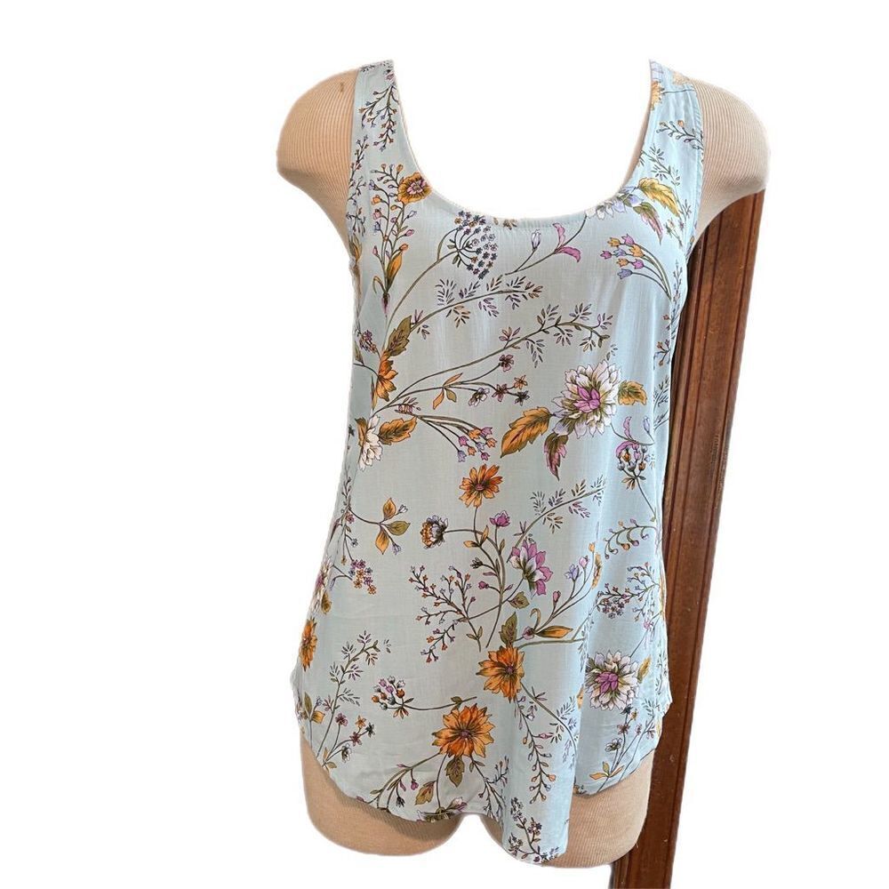 NWT Anthropologie Dolan Floral Tank Top Size XS NEW